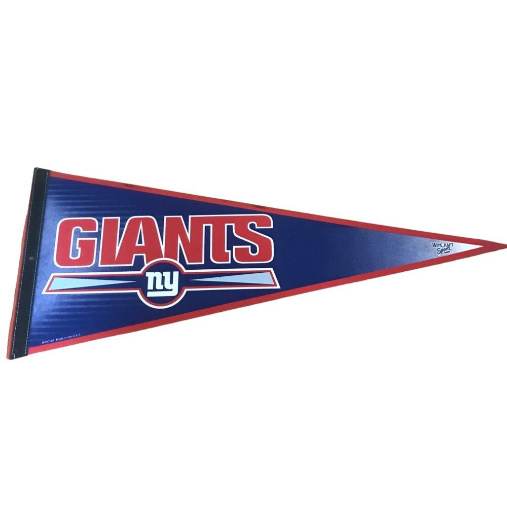 New York Giants Pennant NFL WinCraft Felt 30 X 12" Football USA